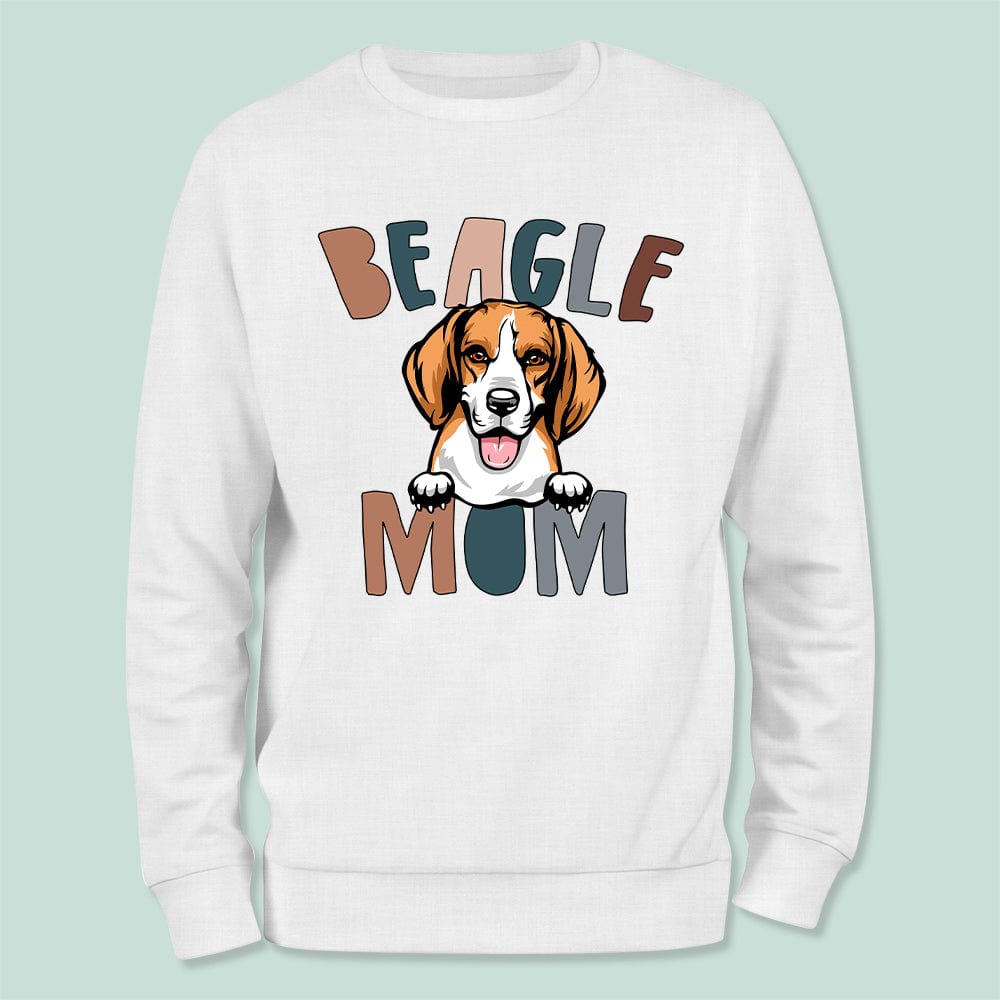 GeckoCustom Dog Mama Mom For Dog Lovers Bright Shirt K228 889600 Long Sleeve / Sport Grey Colour / S