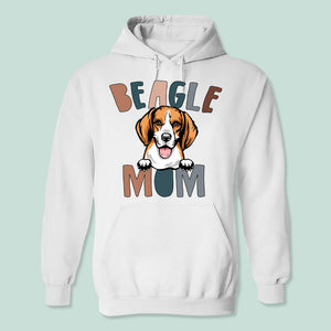 GeckoCustom Dog Mama Mom For Dog Lovers Bright Shirt K228 889600 Pullover Hoodie / Sport Grey Color / S