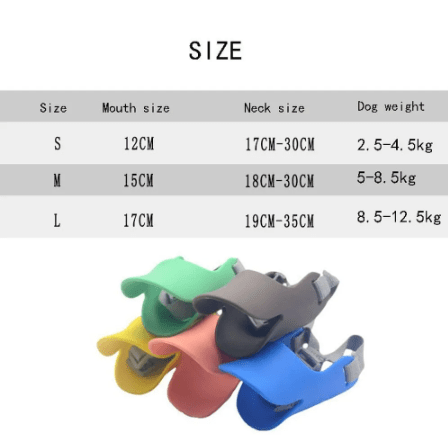 GeckoCustom Dog Muzzle Silicone Duck Muzzle Mask for Pet Dogs Anti Bite Stop Barking Small Large Dog Mouth Muzzles Pet Dog Accessories