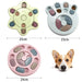 GeckoCustom Dog Puzzle Toys Slow Feeder Interactive Increase Dogs Food Puzzle Feeder Toys for IQ Training Mental Enrichment Dog Treat Puzzle