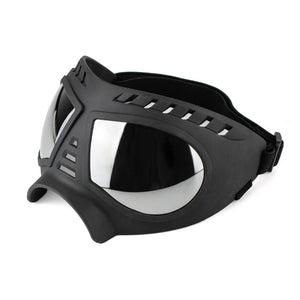 GeckoCustom Dog UV Protection Windproof Goggles Black / S