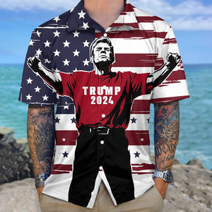 GeckoCustom Donald Trump 2024 Hawaiian Shirt DM01 891171