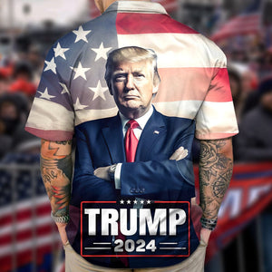 GeckoCustom Donald Trump 2024 Hawaiian Shirt DM01 891235