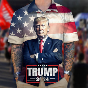 GeckoCustom Donald Trump 2024 Hawaiian Shirt DM01 891235