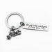 GeckoCustom Drive Safe，I Need You Here With Me Metal Keychain Love You Keychain Men and Women Romantic Keychain Gift Birthday Father's Day KC124 motorcycle