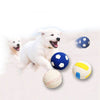 GeckoCustom Durable Ball Squeak Toys Cleaning Tooth Chew Voice Toy Pet Supplies Non-toxic Training Balls Soft Latex Pet Dog Toy