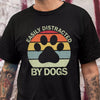 GeckoCustom Easily Distracted By Dog Pet Shirt Personalized Gift TH10 891055