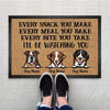 GeckoCustom Every Snack You Make Cartoon Dog, Housewarming Gift, Home Decoration, Dog Lover Gift HN590 15x24in-40x60cm