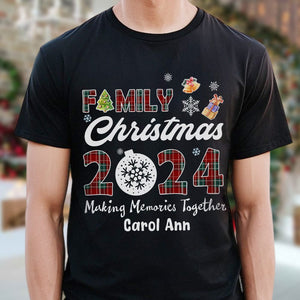 GeckoCustom Family Christmas 2024 Making Memories Personalized Christmas Shirt HA75 891378