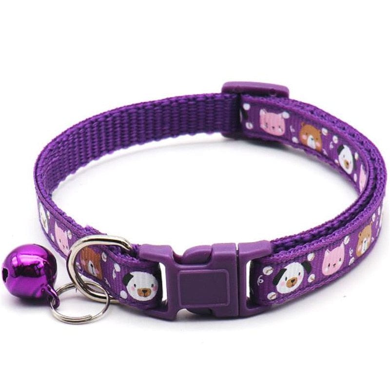 GeckoCustom Fashion Colorful Pattern Bear Collar For Dog Cat