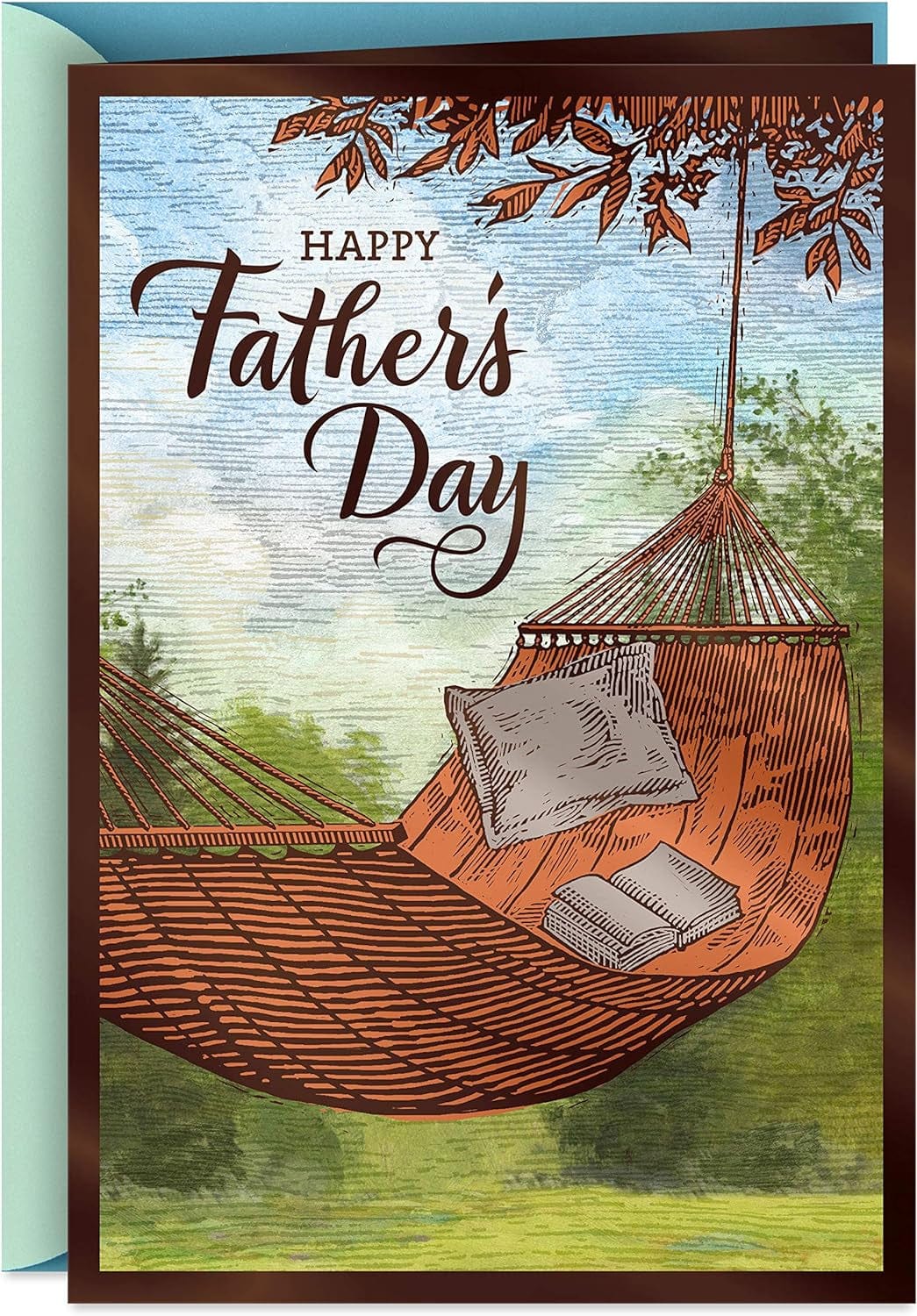 GeckoCustom Father'S Day Card for Dad, Stepdad, Grandpa, Husband (Hammock)