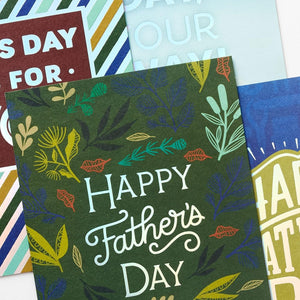 GeckoCustom Father'S Day Cards Assortment, Tools and Outdoors (16 Cards with Envelopes)