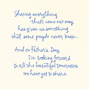 GeckoCustom Fathers Day Card for Husband (Beautiful Tomorrows) (659FFW2147)
