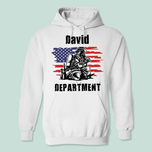 GeckoCustom Fire Fighter Department Bright Dad Shirt Personalized Gift N304 889666