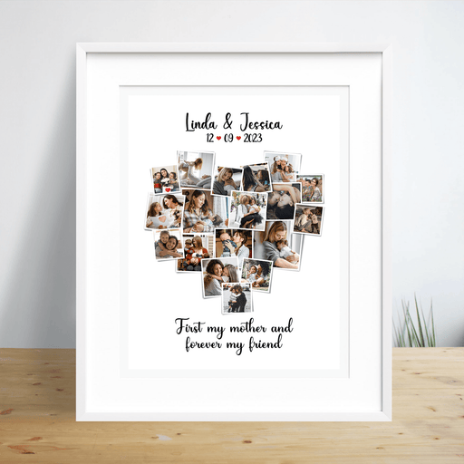 GeckoCustom First My Mother And Forever My Friend Mother's Day Picture Frame TA29 890539