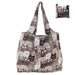 GeckoCustom Foldable Shopping Bag Reusable Travel Grocery Bag Eco-Friendly Cartoon Cat Dog Cactus Lemon Printing Tote Bag 1