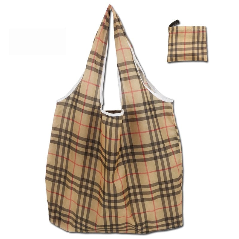 GeckoCustom Foldable Shopping Bag Reusable Travel Grocery Bag Eco-Friendly Cartoon Cat Dog Cactus Lemon Printing Tote Bag 28