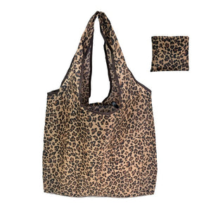 GeckoCustom Foldable Shopping Bag Reusable Travel Grocery Bag Eco-Friendly Cartoon Cat Dog Cactus Lemon Printing Tote Bag 25