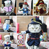 GeckoCustom Funny Cat Clothes Pirate Suit Clothes For Cat Dog Costume Clothing Corsair Halloween Clothes Dressing Up Cat Party Costume Suit