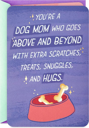 GeckoCustom Funny Fathers Day Card or Birthday Card from Dog (Best Dog Dad) Dog Mom, Mother'S Day Or Birthday