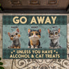 GeckoCustom Go Away Unless You Have Cat Treats Personalized Doormat Funny Gift For Cat Lovers CH07 895252