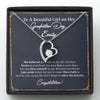 GeckoCustom Graduation Day Personalized Message Card Necklace C192