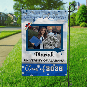 GeckoCustom Graduation Flag To Graduation Class Of 2025 HA75 891888 12"x18"