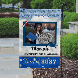 GeckoCustom Graduation Flag To Graduation Class Of 2025 HA75 891888 12"x18"