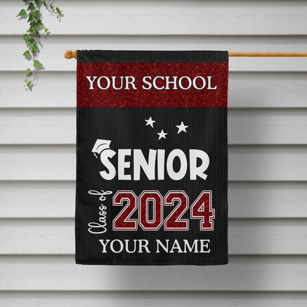 GeckoCustom Graduation Garden Flag, Senior 2023, Best Gift Idea Party Flag HN590
