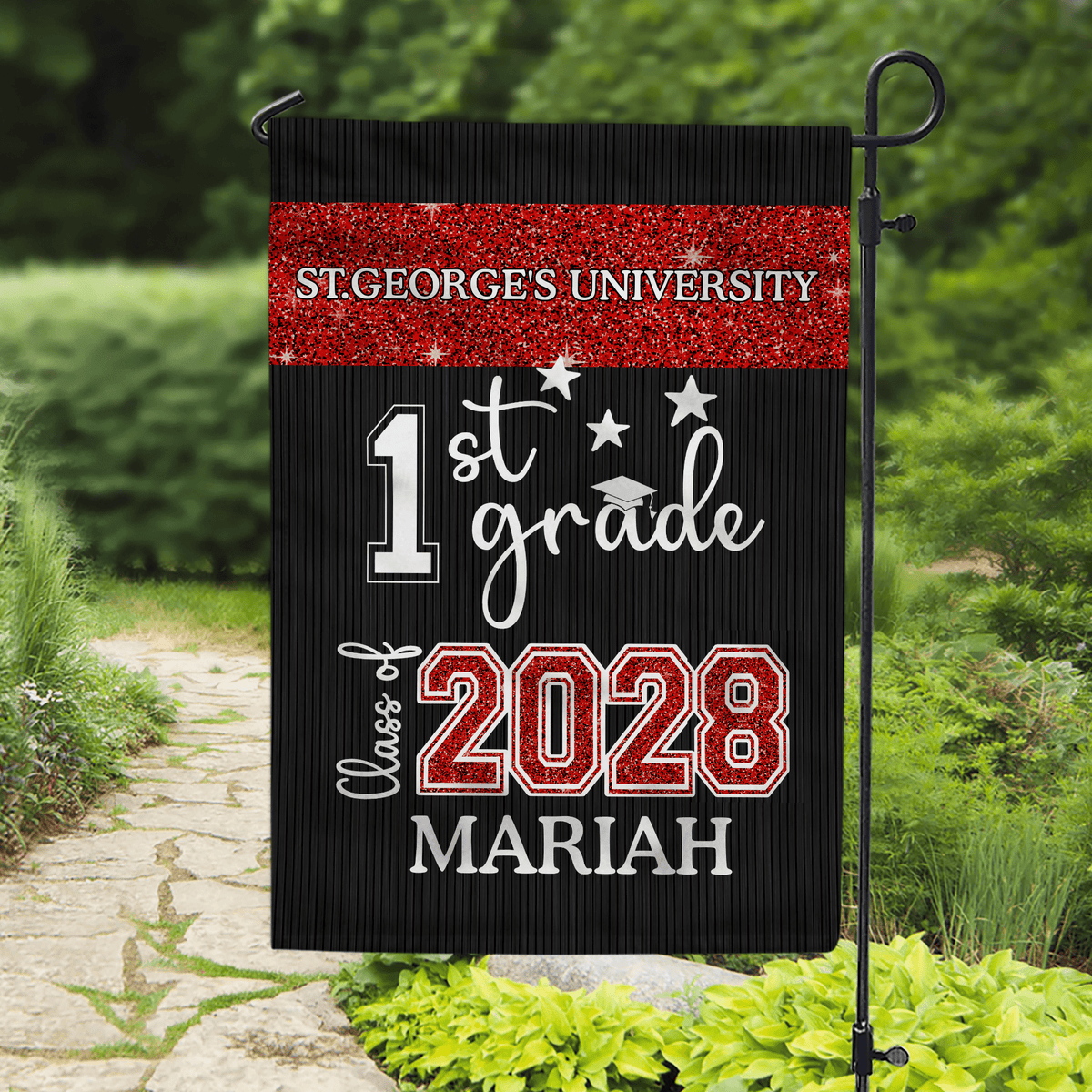 GeckoCustom Graduation Garden Flag, Senior 2025, Best Gift Idea Party Flag HN590 HA75 891884