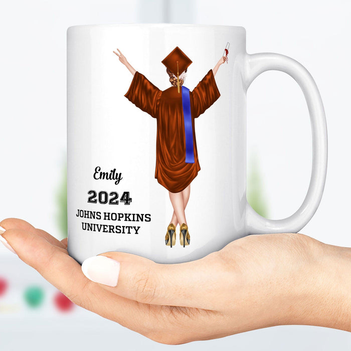 GeckoCustom Graduation Gifts Senior 2024 Custom Coffee Mug C195