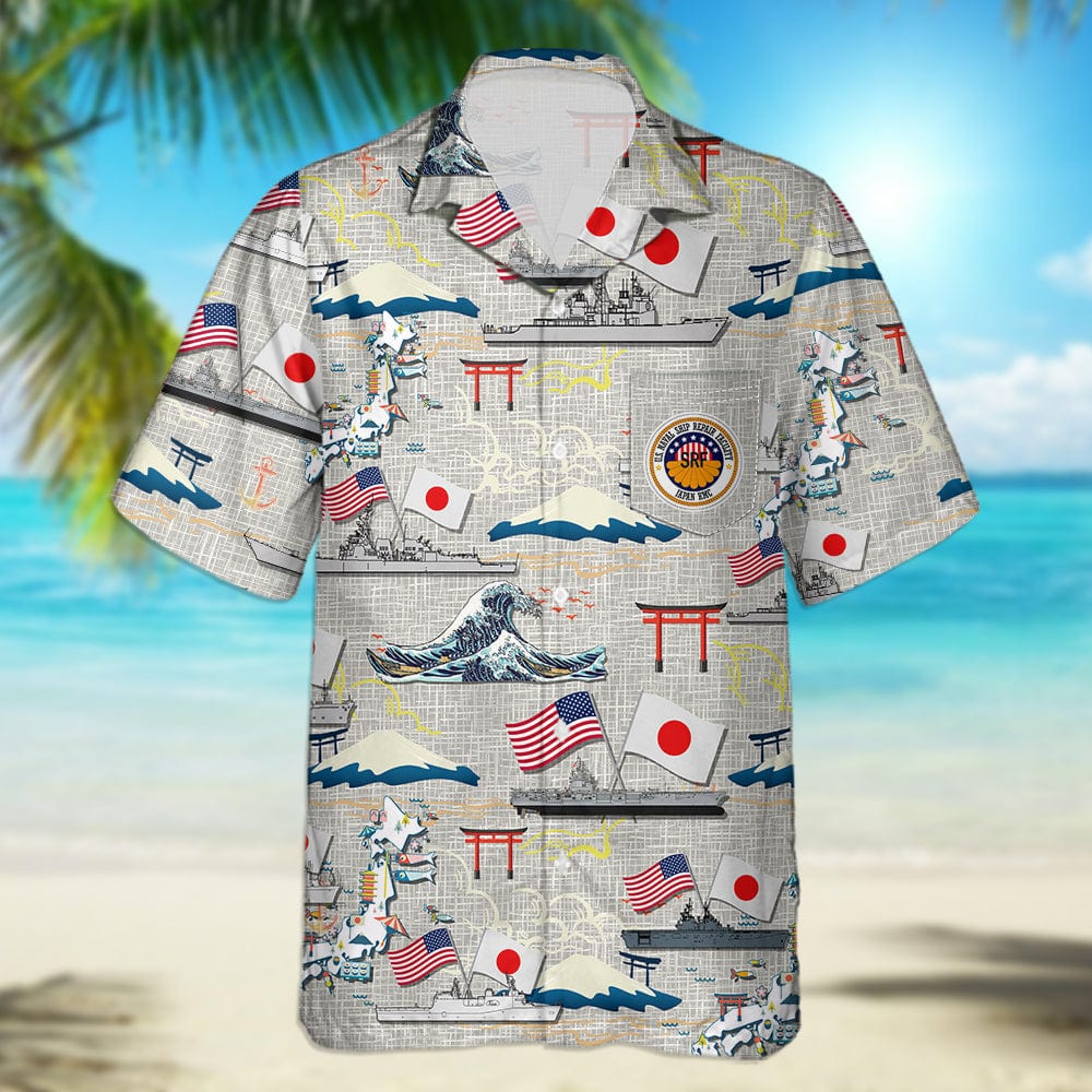 GeckoCustom Great Custom Hawaiian White Shirt HN590