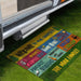 GeckoCustom Grilling And Chilling Camping Doormat K228 HN590 15x24in-40x60cm