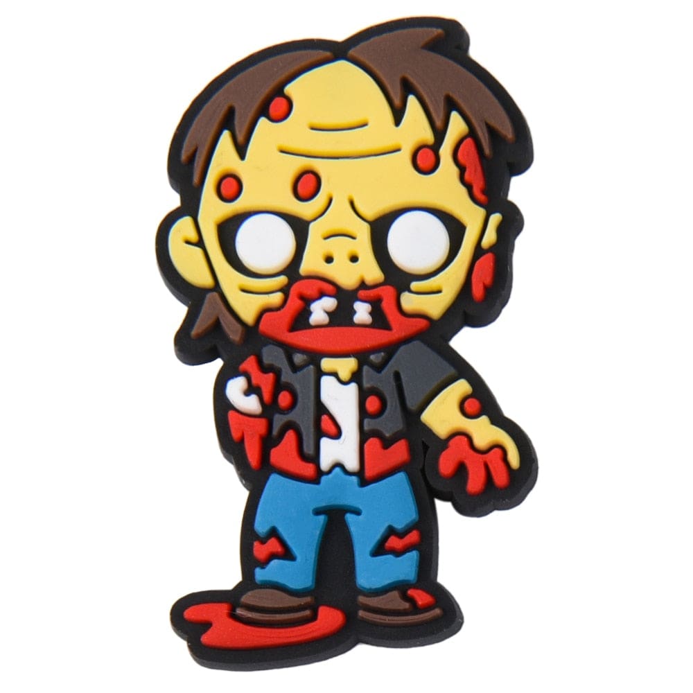 GeckoCustom halloween Croc Accessories Charms Clown Witch Cartoon Animals Shoe Decoration For Kids Adults Gift p9553