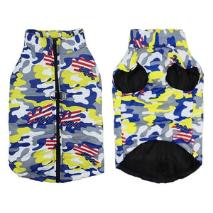 GeckoCustom Halloween Warm Dog Clothes For Small Dg camouflage / XS