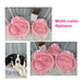 GeckoCustom Hanpanda Fantasy Bow Lace Dog Bed Beds For Large Dogs Detachable Oval Pink Princess Pet Bed Basket For Dog Pet Wedding Furniture