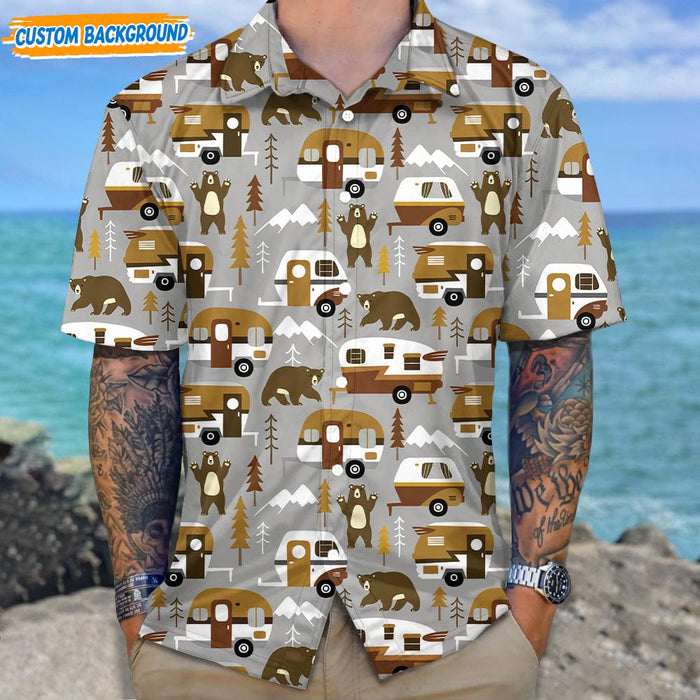 GeckoCustom Happy Camper Hawaii Shirt N304 889272