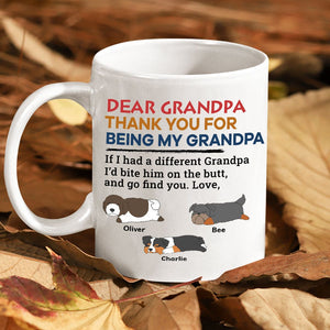 GeckoCustom Happy Father's Day Bite The Butt Mug Personalized Gift HO82 890708
