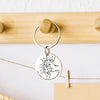 GeckoCustom Happy Father's Day First Bump Keychain Personalized Gift HO82 890724 Stainless Steel