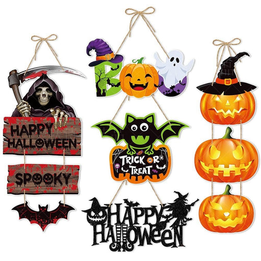 GeckoCustom Happy Halloween Ghost Festival Party Decorations