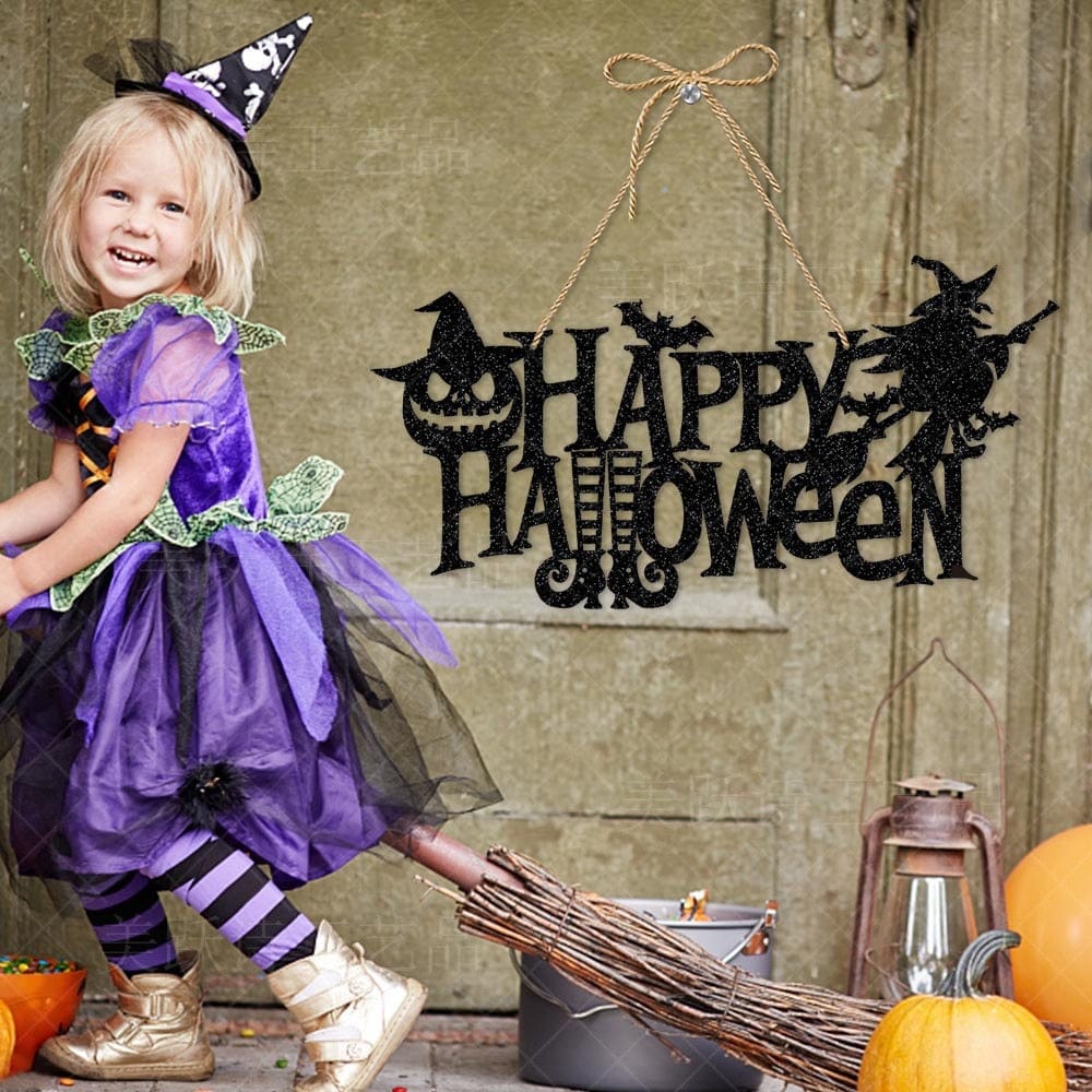 GeckoCustom Happy Halloween Ghost Festival Party Decorations