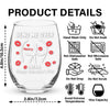 GeckoCustom Happy Valentine’s Day Personalized Wine Glass Funny Gift For Boyfriend Husband CH07 895214 14.5 oz