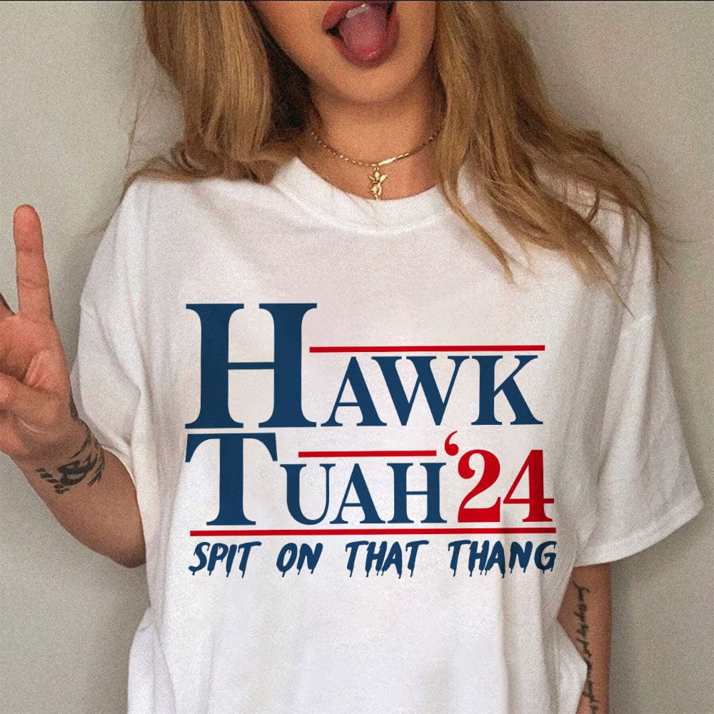 GeckoCustom Hawk Tuah 24 Spit On That Thang Bright Shirt HA75 890962