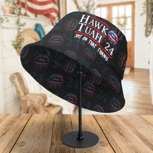 GeckoCustom Hawk Tuah 24 Spit on That Thang Bucket Hat HA75 891018 M