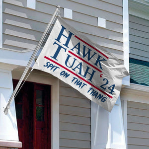 GeckoCustom Hawk Tuah 24 Spit On That Thang Double-Sided House Flag HA75 890928