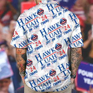 GeckoCustom Hawk Tuah 24 Spit on That Thang Hawaii Shirt HA75 891016