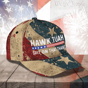 GeckoCustom Hawk Tuah Spit On That Thang Classic Cap DM01 891307 Polyester