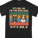 GeckoCustom Hi I'm The Dog Dad Father Shirt N304 889236 Premium Tee (Favorite) / P Black / S