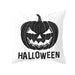 GeckoCustom Home Decor Halloween Skull Pillowcase Sofa Cover Pillow Cover Car Cushion Cover Throw Pillow Case 18x18 Inches funda de almohada 9 / 40x40cm