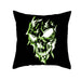 GeckoCustom Home Decor Halloween Skull Pillowcase Sofa Cover Pillow Cover Car Cushion Cover Throw Pillow Case 18x18 Inches funda de almohada 3 / 40x40cm